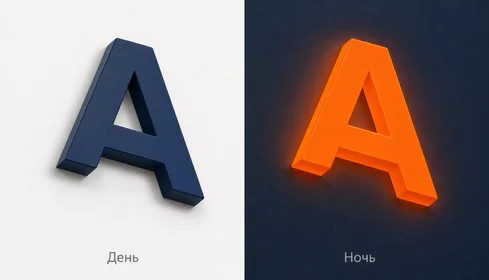 Формованные буквы