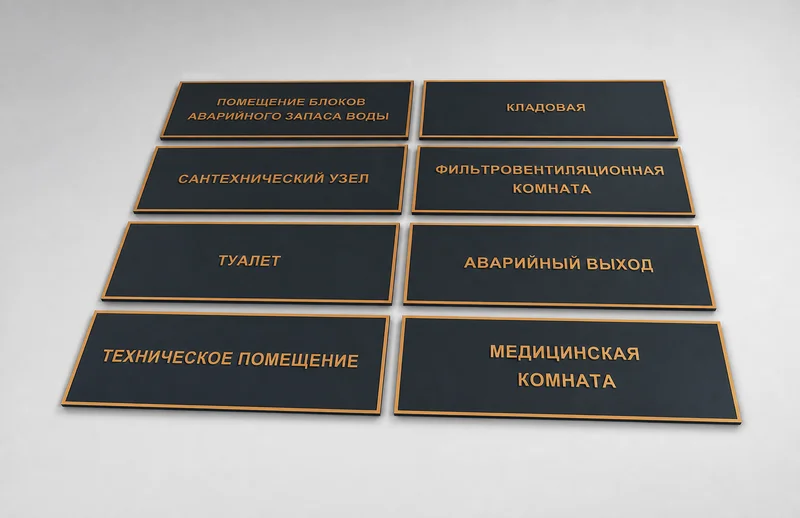 Пластиковые таблички