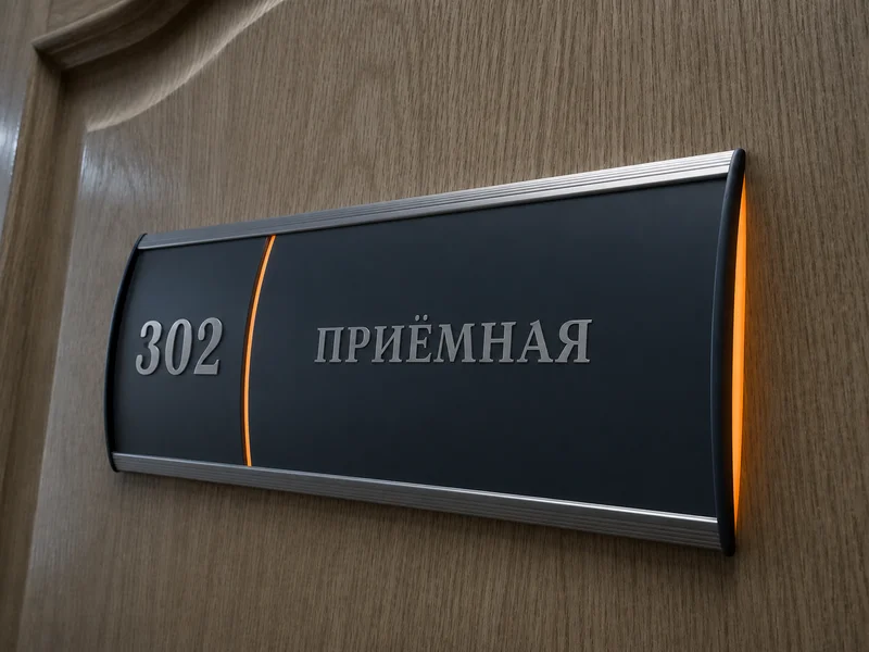 Полукруглые таблички